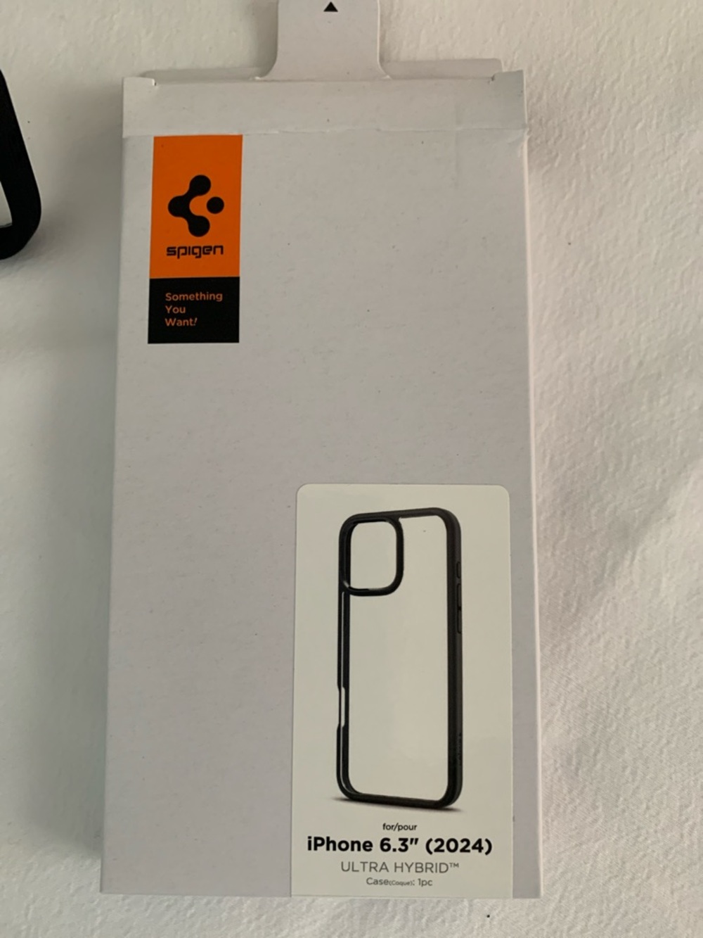 Spigen Clear Back Black Bumper iPhone Case for 16Pro - Picture 2 of 3